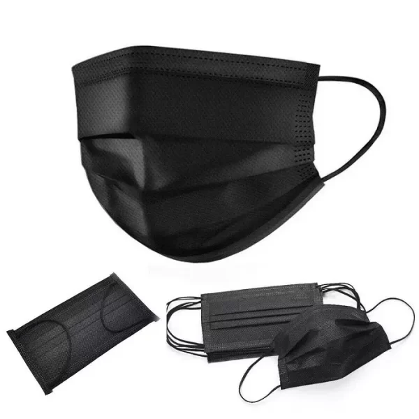 3 Ply Civil Black Face Mask With Earloop