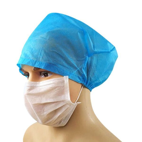 Touca médica descartável com elástico