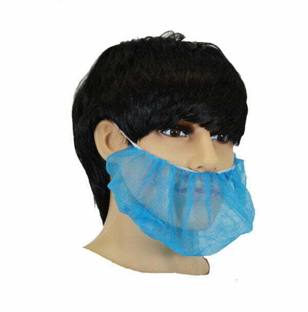 Disposable-Elastic-Beard-Cover Blue