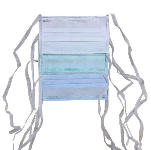 Non-Woven-Hospital-Disposable-Face-Mask-with Tie