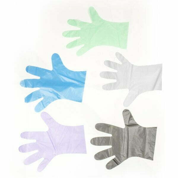 Black Green Purple Disposable TPE glove