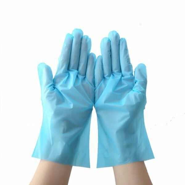 Blue Disposable TPE glove