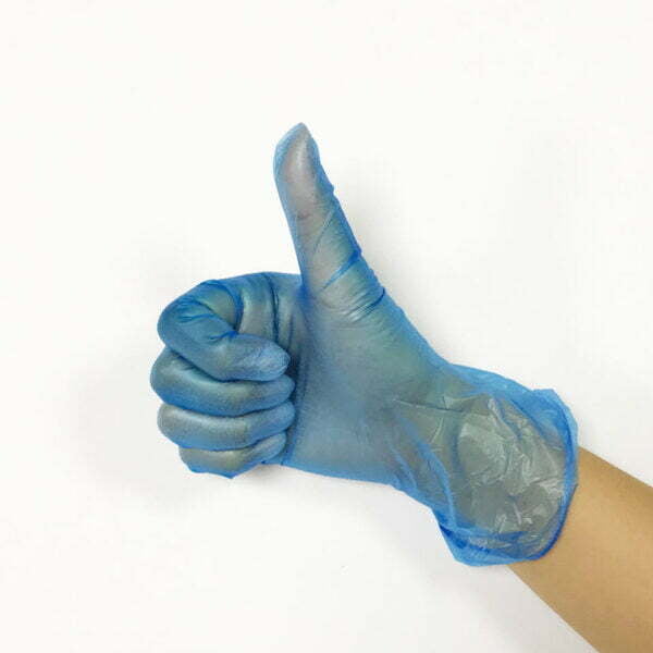Blue Disposable Vinyl glove food glove exam glove