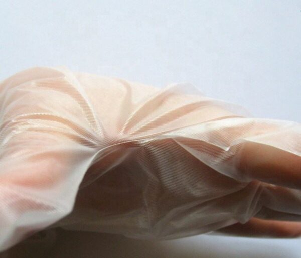Gant d'examen CPE en plastique transparent jetable