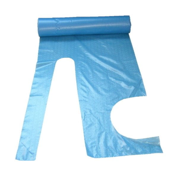 Disposable poly Apron in roll packaging