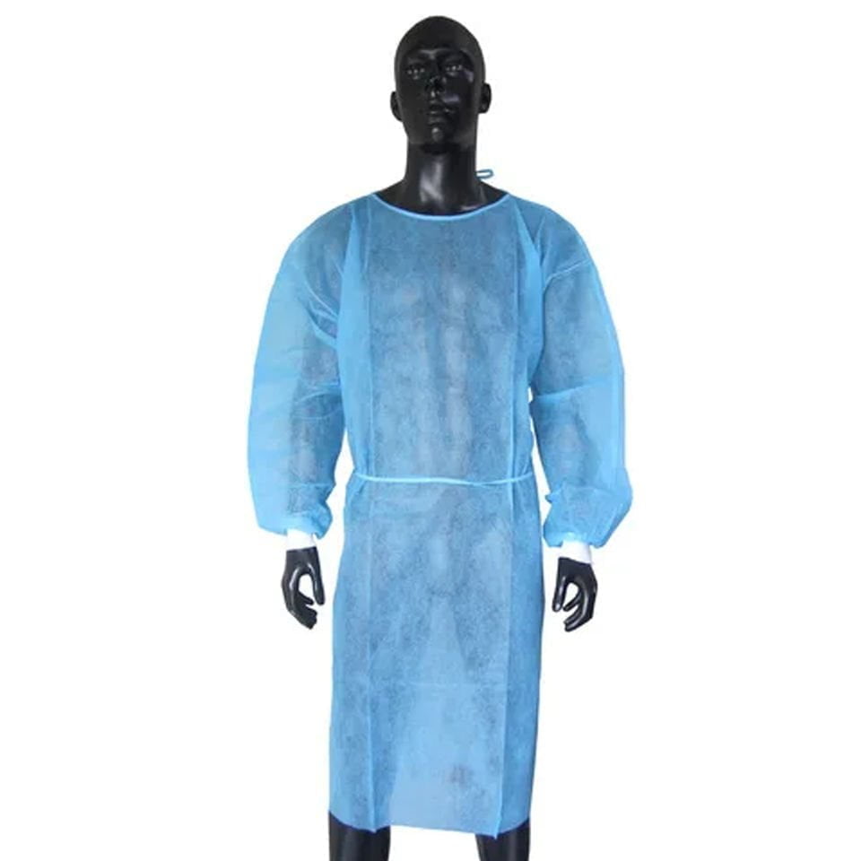 Land All Convenient Size Economical Blue Surgical Isolation Gown for  Medical & Hospital Use | 50 Pack - Walmart.com