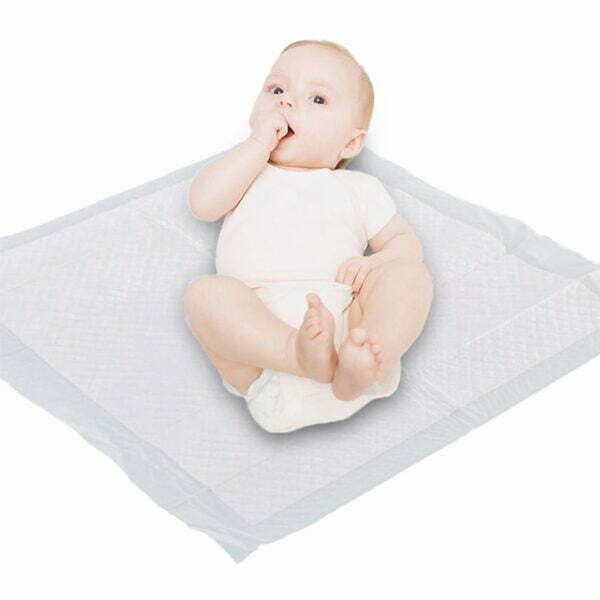 Weiße Einwegbetteinlagen für Babys